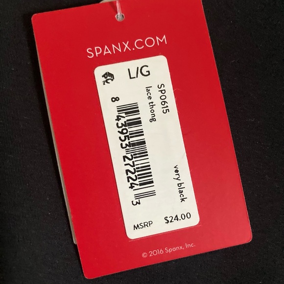 Spanx Black Shapewear Thong - Picture 3 of 3